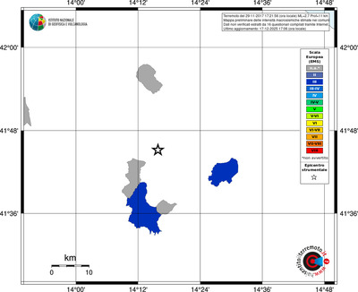 Mappa EMS - territori comuni