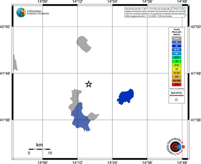 Mappa MCS - territori comuni