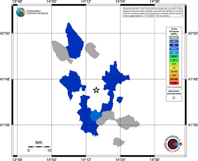 Mappa EMS - territori comuni