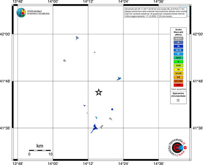 Mappa MCS - territori località