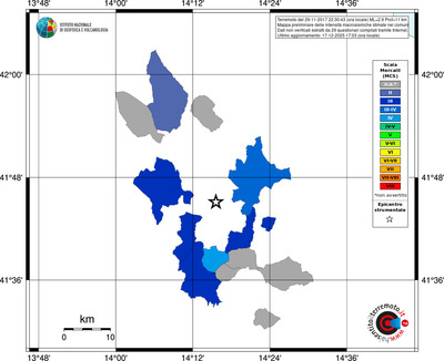 Mappa MCS - territori comuni