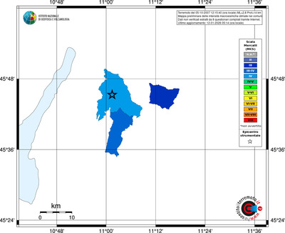 Mappa MCS - territori comuni