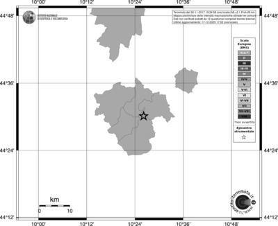 Mappa EMS - territori comuni