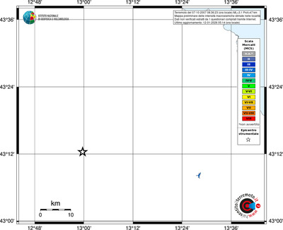 Mappa MCS - territori località
