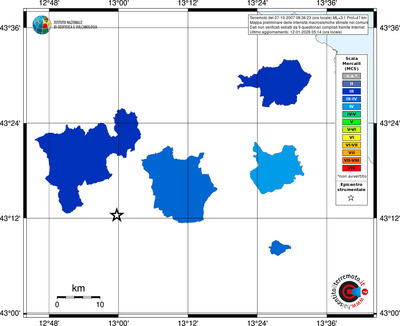 Mappa MCS - territori comuni