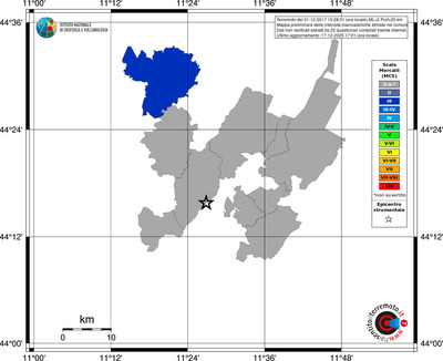 Mappa MCS - territori comuni