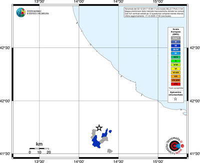 Mappa EMS - territori comuni