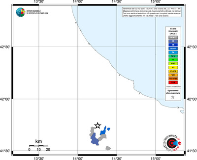 Mappa MCS - territori comuni