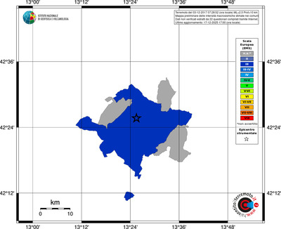 Mappa EMS - territori comuni