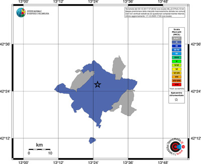 Mappa MCS - territori comuni