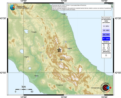 Mappa comuni con almeno 3 questionari