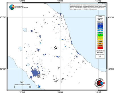 Mappa MCS - territori località
