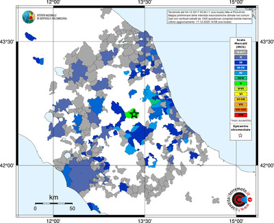Mappa MCS - territori comuni