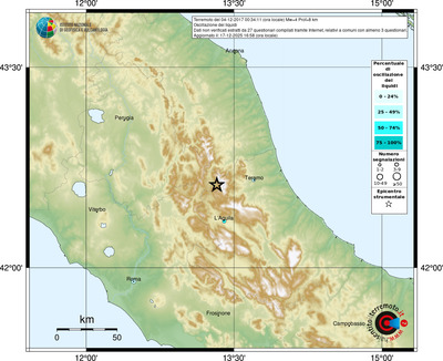 Mappa comuni con almeno 3 questionari