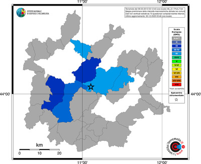 Mappa EMS - territori comuni