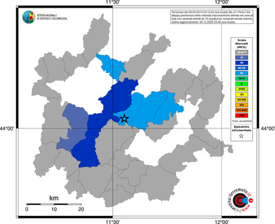 Mappa MCS - territori comuni