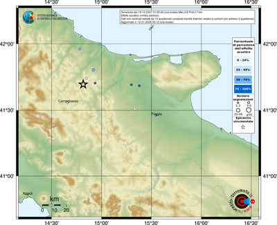 Mappa comuni con almeno 3 questionari