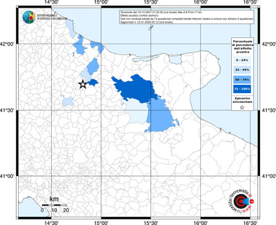 Mappa territorio comunale con almeno 3 questionari
