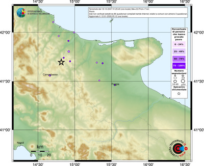 Mappa comuni con almeno 3 questionari