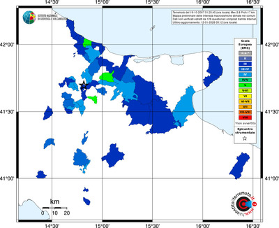 Mappa EMS - territori comuni