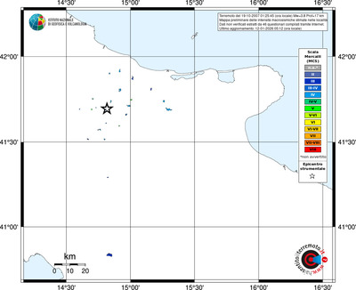 Mappa MCS - territori località