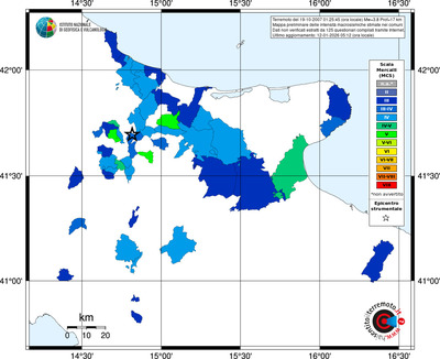 Mappa MCS - territori comuni