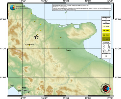 Mappa comuni con almeno 3 questionari