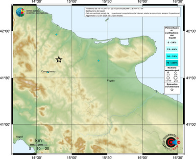 Mappa comuni con almeno 3 questionari