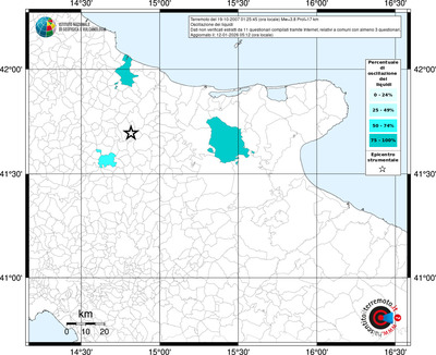 Mappa territorio comunale con almeno 3 questionari
