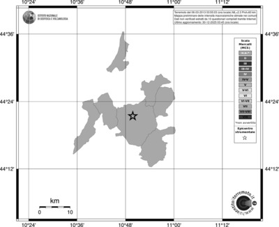Mappa MCS - territori comuni