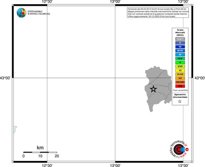Mappa MCS - territori comuni