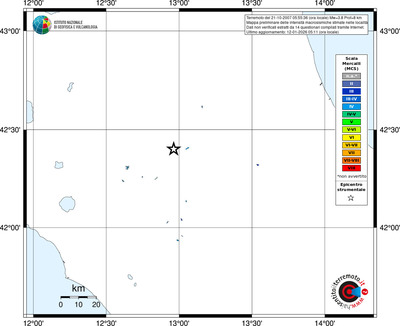 Mappa MCS - territori località