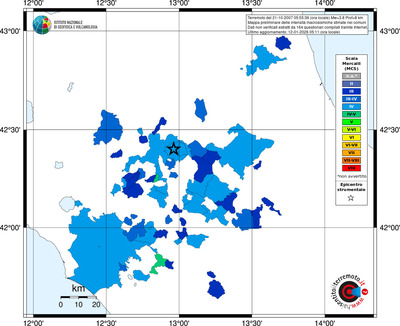 Mappa MCS - territori comuni