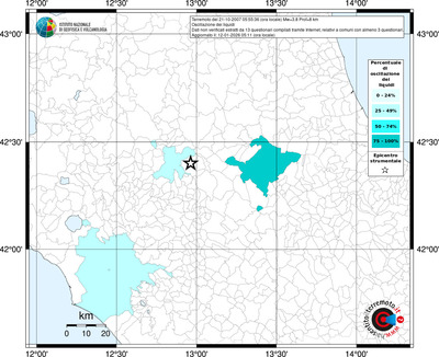 Mappa territorio comunale con almeno 3 questionari