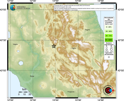 Mappa comuni con almeno 3 questionari