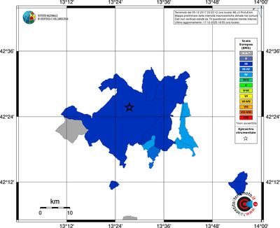 Mappa EMS - territori comuni