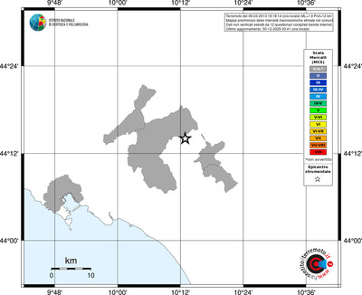 Mappa MCS - territori comuni