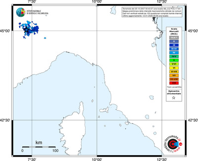 Mappa MCS - territori comuni