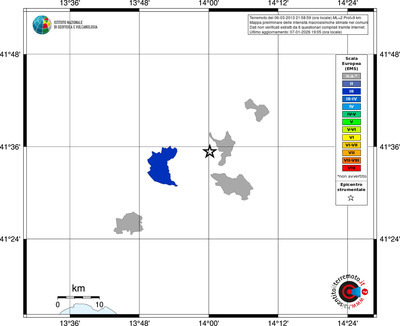 Mappa EMS - territori comuni