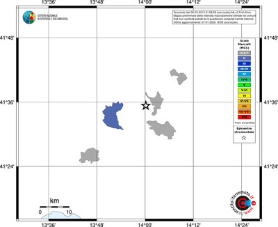 Mappa MCS - territori comuni