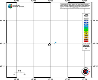 Mappa MCS - territori località