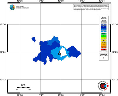 Mappa MCS - territori comuni