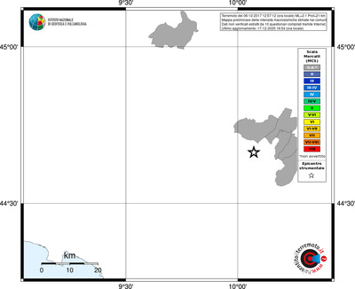 Mappa MCS - territori comuni