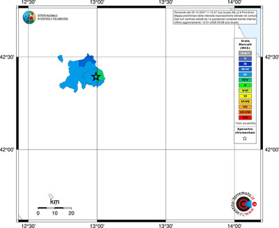 Mappa MCS - territori comuni
