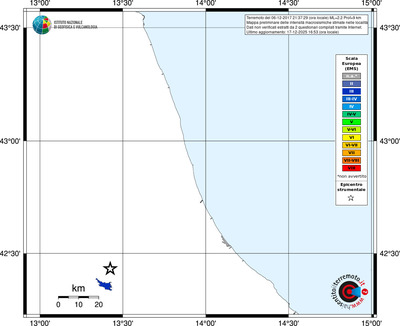 Mappa EMS - territori località