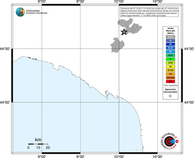 Mappa MCS - territori comuni