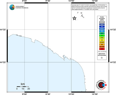 Mappa EMS - territori località