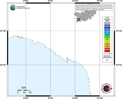 Mappa EMS - territori comuni