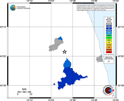 Mappa MCS - territori comuni