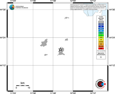 Mappa MCS - territori località